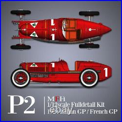 1/12 Model Factory Hiro Alfa Romeo P2 1924 free shipping in the USA