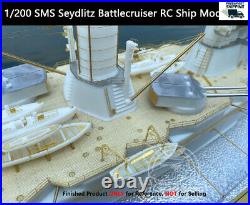 1/200 SMS Seydlitz Battlecruiser RC Ship Model Kit with Detail Upgrade Set CY514