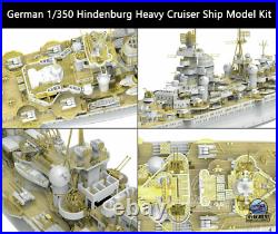 1/350 German Hindenburg Heavy Cruiser Ship Hull Model+Metal Super Detail-up Kit