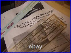 1/350 ISW 4227 HMS Royal Sovereign 1904 Complete Resin & PE Brass Model Kit