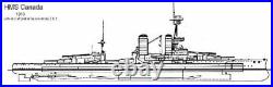 1/350 ISW 4237 HMS Canada 1916 Complete Resin & PE Brass Model Kit