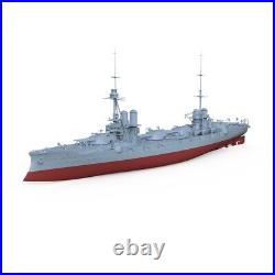 1/400 Military Model Kit Italy Dante Alighieri Battleship 1923 Full Hull