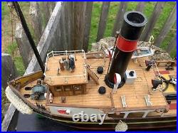 1/50 scale Artesania Latina Steam tug boat Sanson wooden built kit ship