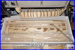 1/64 Model Shipways/expo #2028 Rattlesnake Us Privateer Wooden Ship Kit Boxed