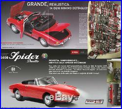 1/8 Big Scale kit ALFA SPIDER DuettoFREE SHIP forUSA, NEW SEALED, POCHER QUALITY