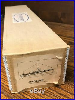 110Ft Subchaser by Bluejacket wooden ship model with Britinnia hardware1923 RARE