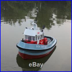 120 Scale RC Tug Ship Two Motors Fraser River Assembly Boat Ship Model DIY Kits