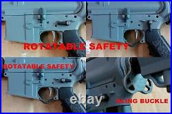 13 Fire Arms Series Custom Model Kit Gun M4 Tactical Grey Blue Color Free Ship