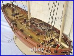 148 Ship wooden model Classical 1776 Sailing Boat Scale Decoration kits Wood