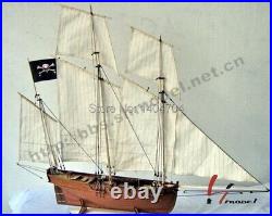 148 Ship wooden model Classical 1776 Sailing Boat Scale Decoration kits Wood
