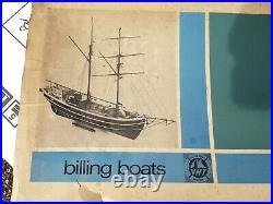 150 LILLA DAN TRAINING SHIP KIT by Billing Boats NEW AND SEALED