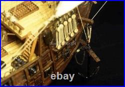 185 Ship NIDALE model Classical Wooden Sailing Boat Scale Decoration Wood