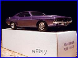1971 Dodge Challenger Promo In Plum Crazy Graded 10 Out Of 10 Fast Shipping