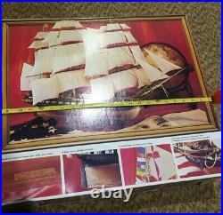 1978 Vintage USS Constitution Ship Model Kit By Revell New Never Assembled