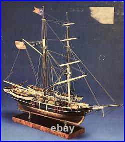 1992 Ship Ways Inc. Kate Cory Whaling Brig Of 1856. Wooden Model Kit #2031