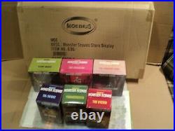 2008 Moebius Store Display with 6 Sealed Monster Scenes Model Kits & Shipping Box
