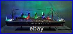 23 Titanic Wooden Model Ship Handmade Ship Cruise Decor Gift