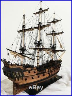 32'' DIY KITS Wooden Black Pearl Ship Assembly Model Kits Sailing Boat Gift