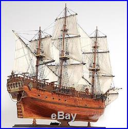 38 Long H. M. S Endeavour Handcrafted Wooden Model Ship