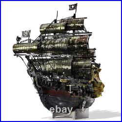 3D Metal Puzzles for Adults, the Queen Anne's Revenge Pirate Ship Model Kits, 3D
