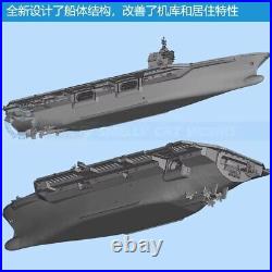 3D Printed 1/700/1250/2000 U. S. ECBL Aircraft Carrier Ford Class Model Kit