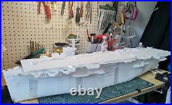 3D Printed kit 1/144 USS Bogue class escort aircraft carrier CVE (full hull)