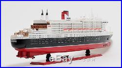 40 Long Queen Mary II Handcrafted Wooden Ship Model