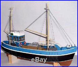 45ft Fishing Trawler Waterline Boat / Ship O Scale UNPAINTED Kit OM1a