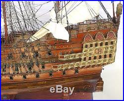 58 Long Sovereign of the seas XL Limited Edition Handcrafted Wooden Model Ship