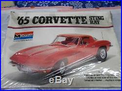 65 Corvette Sting Ray 1/8 Scale Monogram With Free Shipping