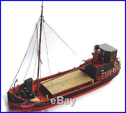 67ft Clyde Puffer Boat /Ship Waterline Flat O Scale UNPAINTED Kit OM2