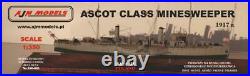 AJM Models 1/350 British armed paddle steamer HMS Ascot WWI AJM350-001