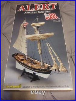 ALERT- American Schooner- Ship Model Kit-Open Box