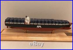 APL Arabia Handmade Container Ship Model Display Ready