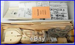 Aeropiccola Bon Homme Richard American Frigate 1779 Wooden Ship Model Kit Italy