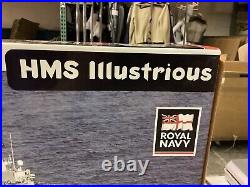 Airfix A14201 HMS Illustrious 1350 Plastic Model Kit Ship Open Box/Sealed