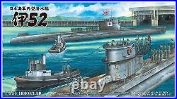 Aoshima 1/350 Ironclad Steel Ship Series Japan Navy Submarine I-52 Model Kit