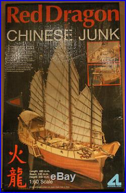 Artesania Latina Red Dragon Chinese Junk Model Ship Kit 160 (1989)
