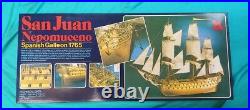 Artesania Latina San Juan Nepomuceno Model Ship Kit Scale 1/90 Scale Brand New