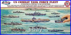 Atlantis Model 1/1200 US Navy Task Force Set 12 Ships Plastic Kit ATLAMCR6300