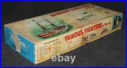 Aurora Model Kit Navy Ship 1955 Black Falcon Sailing Pirate Built Up +Box ProJob