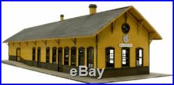 BANTA 2089 HO SCALE SILVERTON DEPOT Model Railroad Building Wood Kit FREE SHIP