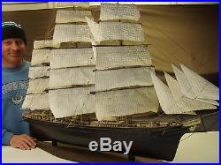 BIG MODEL SHIP LOT, Pickup So. California, WOOD boats kits vintage nautical WOODEN