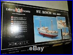 BILLINGS 172nd SCALE R C M POLICE BOAT ST ROCH WOODEN SHIP KIT INCL FITTS # 605