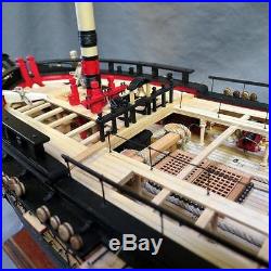 BUILT MODEL SHIPWAYS FRIGATE USF ESSEX SHIP 176