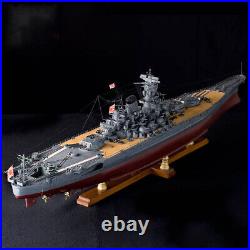 Battle Ship YAMATO 1/250 Scale Unassembled Wooden Diecast Model Kit Complete Set