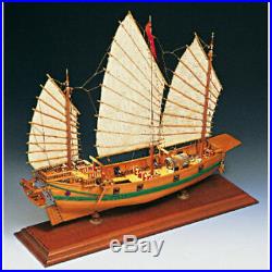 Beautiful, Museum Quality Wooden Model Ship Kit by Amati Chinese Pirate Junk