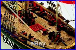 Beautiful, Popular Wooden Model Ship Kit by Mamoli the Swift