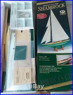Beautiful, brand new Amati wooden model ship kit the Shamrock