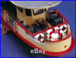 Beautiful, brand new Panart model ship kit the Venetian Passenger Motor Boat